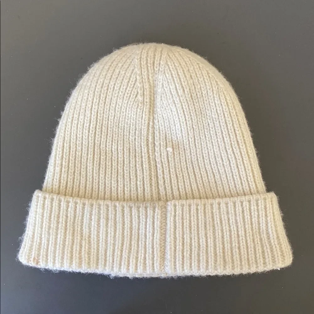 The North Face Cream Knit Beanie OS Unisex